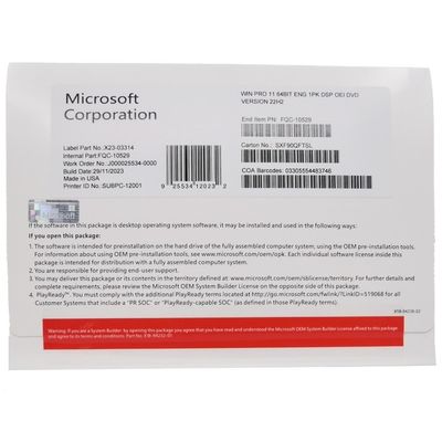 Windows 11 Pro English DSP OEM with License Key - Genuine, Bulk-Friendly, & Instant Activation
