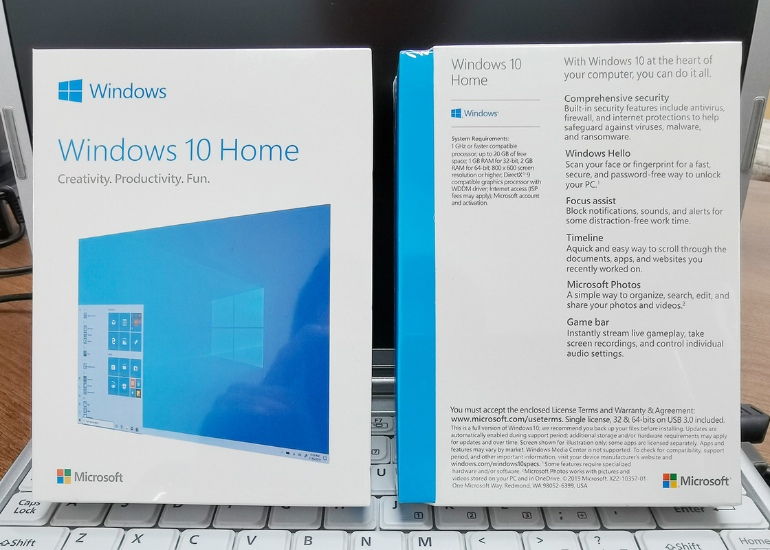 Computer Software Windows 10 Home Retailbox