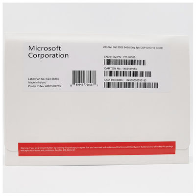System operacyjny Windows Server 2022 Standard 64 Bit DVD OEM Version