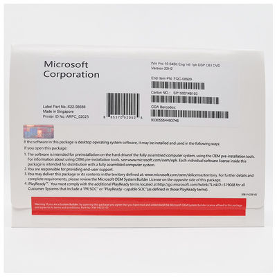 Klucz licencyjny Microsoft Windows 10 Professional OEM Global Digital Download
