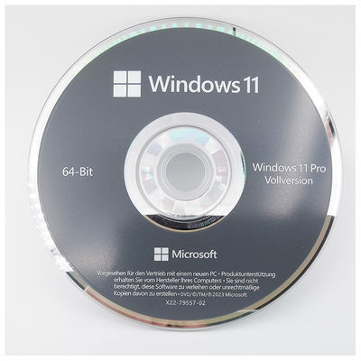 Microsoft Windows 11 Pro 64-bitowy niemiecki DVD OEM System Builder Pack dla nowego komputera