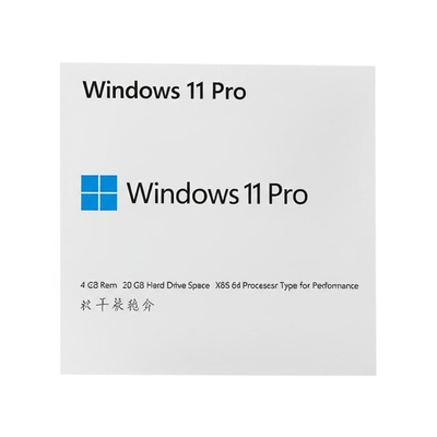 Windows 11 Pro OEM 4 GB pamięci RAM 20 GB Dysk twardy X86 64 Typ procesora dla wydajności