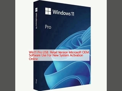Win11 Pro USB wersja detaliczna Microsoft Oprogramowanie OEM Użycie dla nowego systemu Aktywacja online