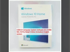 USB3.0 Oprogramowanie systemu komputerowego 32 / 64Bit Win 10 Pro Retail Online Aktywacja wersja angielska