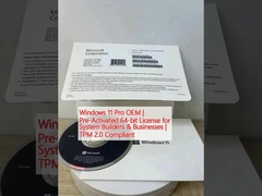 Windows 11 Pro OEM. 64-bitowa licencja dla programistów i firm. Zgodna z TPM 2.0