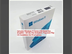 Oryginalny Windows 11 Home USB Retail Box (ang.) ¢ 64-bitowy, wstępnie aktywowany, instalacja systemu operacyjnego plug-and-play dla komputerów PC/laptopa