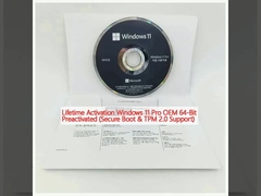 Aktywacja dożywcza Windows 11 Pro OEM 64-bitowa Preaktywowana (Wsparcie Secure Boot & TPM 2.0)