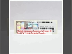 Wielojęzyczne wsparcie Windows 10 Pro Licencja OEM