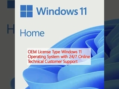 Typ licencji OEM System operacyjny Windows 11 z 24/7 obsługą techniczną klienta online