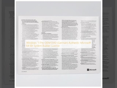 Windows 11 Pro OEM DVD (niemiecki) Autentyczna licencja Microsoft 64-bitowy System Builder